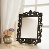 B&M Ornate Dressing Table Mirror -Coathr Shop 304006 Ornate dressing table mirror Black1