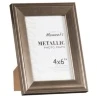 B&M Metallic Photo Frames 4 X 6" 2pk -Coathr Shop 306042 Great Value Pack of 2 Metallic 4x6 inch Photo Frames easel1