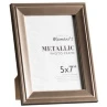 B&M Metallic Photo Frames 5 X 7" 2pk -Coathr Shop 306044 Great Value Pack of 2 Metallic 5x7 inch Photo Frames easel1