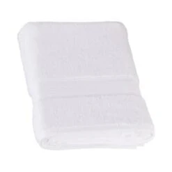 B&M Signature Zero Twist Bath Towel - White