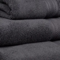 B&M Signature Zero Twist Bath Sheet - Charcoal -Coathr Shop 317249 317250 319251 319252 Signature Zero Twist charcoal towels 2 2
