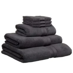 B&M Signature Zero Twist Bath Towel - Charcoal -Coathr Shop 317249 317250 319251 319252 Signature Zero Twist charcoal towels 4