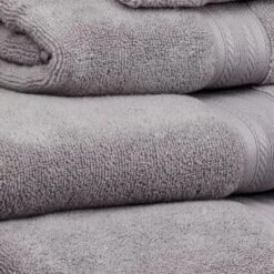 B&M Signature Zero Twist Hand Towel - Grey 9 B&M Signature Zero Twist Hand Towel - Grey -Coathr Shop 3172653 317254 317255 317256 Signature Zero Twist grey towels 2