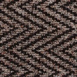 B&M Half Moon Indoor Chevron Doormat 40 X 70cm 16 B&M Half Moon Indoor Chevron Doormat 40 X 70cm -Coathr Shop 319759 Half Moon Indoor Chevron Mat 40x70cm brown detail 2