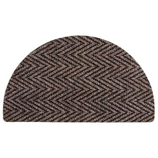 B&M Half Moon Indoor Chevron Doormat 40 X 70cm 6 B&M Half Moon Indoor Chevron Doormat 40 X 70cm - Image 4