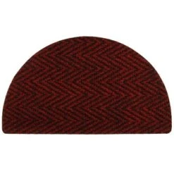 B&M Half Moon Indoor Chevron Doormat 40 X 70cm 15 B&M Half Moon Indoor Chevron Doormat 40 X 70cm -Coathr Shop 319759 Half Moon Indoor Chevron Mat 40x70cm red
