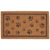 B&M Rubber & Coir Doormat - Paw Prints -Coathr Shop 320572 rubber and coir doormat 5