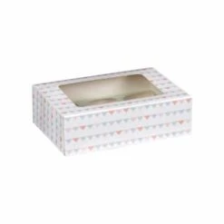 Betty Winters Cupcake Boxes 4pk -Coathr Shop 320783 4pk cupcake boxes holds 6 pastel triangles 2