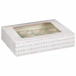 Betty Winters Large Cupcake Boxes 2pk 11 Betty Winters Large Cupcake Boxes 2pk -Coathr Shop 320784 4pk cupcake boxes holds 12 pastel triangles 2