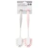 B&M Suction Dish Brushes 2pk - Grey & Blush -Coathr Shop 321988 2pk suction dish brush grey and blush