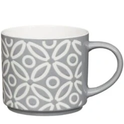 B&M Jumbo Embossed Stacking Mugs 4pk -Coathr Shop 329369 Jumbo Embossed Stacking Mugs Set of 4 2