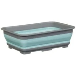 Coathr Shop -Coathr Shop 332198 addis collapsible washing up bowl grey and aqua 5