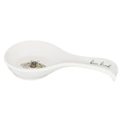 B&M Ceramic Spoon Rest 20 B&M Ceramic Spoon Rest -Coathr Shop 337110 ceramic spoon rest bee kind 2
