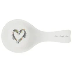 B&M Ceramic Spoon Rest 14 B&M Ceramic Spoon Rest -Coathr Shop 337110 ceramic spoon rest live laugh love