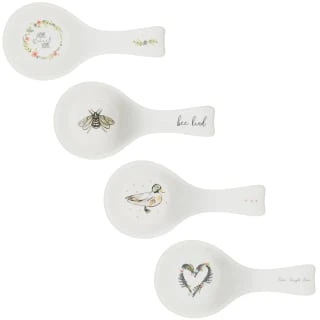 B&M Ceramic Spoon Rest 3 B&M Ceramic Spoon Rest