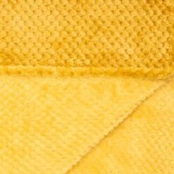 B&M Oversized Waffle Throw - Ochre -Coathr Shop 344890 oversized waffle throw ochre 3