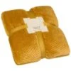 B&M Oversized Waffle Throw - Ochre 2 B&M Oversized Waffle Throw - Ochre -Coathr Shop 344890 oversized waffle throw ochre 4