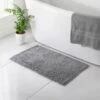 B&M Signature Microfibre Noodle Bath Mat - Grey -Coathr Shop 345484 signature bath mat grey