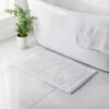 B&M Signature Microfibre Noodle Bath Mat - White -Coathr Shop 345486 signature bath mat white
