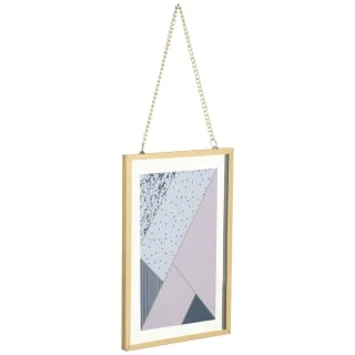B&M Gold Hanging Picture Frame 4 X 6" 4 B&M Gold Hanging Picture Frame 4 X 6" - Image 2