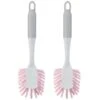 B&M Dish Brushes 2pk - Blush 2 B&M Dish Brushes 2pk - Blush -Coathr Shop 345628 2 printed dish brushes blush group