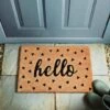 B&M Printed Coir Doormat - Hello -Coathr Shop 347685 hello coir doormat