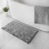 B&M Velvet Touch Bath Mat - Grey
