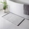 B&M Diamond Woven Bath Mat - Grey -Coathr Shop 352242 diamond woven bath mat grey