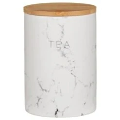 B&M Marble Effect Kitchen Canisters 3pc 11 B&M Marble Effect Kitchen Canisters 3pc -Coathr Shop 356820 storage canisters marble effect tea