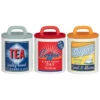 B&M Retro Canister Set 3pc -Coathr Shop 356953 storage canisters retro tea coffee sugar 2