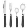 B&M Soft Touch Cutlery Set 16pc - Grey -Coathr Shop 357349 16pc soft touch cutlery set grey 2