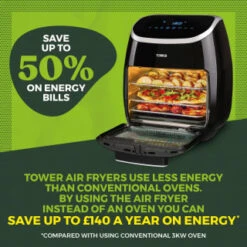 Tower 5-in-1 Air Fryer Oven 11L -Coathr Shop 357961 tower 5 in 1 air fryer oven 11l 15
