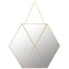 B&M Hanging Hexagon Mirror -Coathr Shop 358084 hexagon mirror