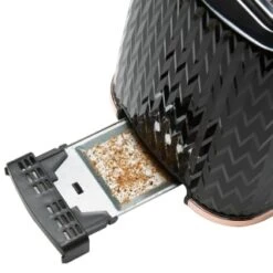 Goodmans Textured 2 Slice Toaster - Black & Rose Gold -Coathr Shop 358961 goodmans textured toaster black rose gold 4