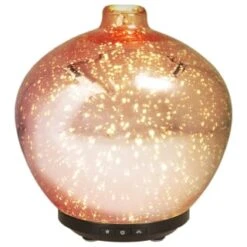 Essence Colour Changing Rose Gold Aroma Diffuser -Coathr Shop 363278 colour changing glass aroma diffuser rosa yellow