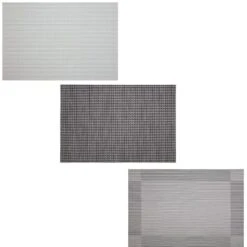 B&M Metallic Woven Placemats - Silver 4pk 12 B&M Metallic Woven Placemats - Silver 4pk -Coathr Shop 363876 363869 380285 4pk silver metallic woven main 1