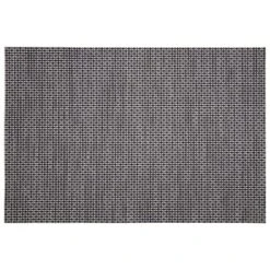 B&M Metallic Woven Placemats - Charcoal 4pk -Coathr Shop 363876 4pk woven charcoal placemats 4