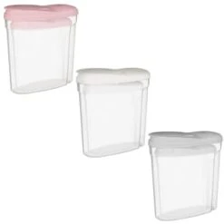 B&M Cereal Storage Container Set 2pk - Grey -Coathr Shop 368613 368614 368615 cereal storage set 2 pk main