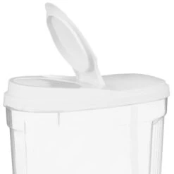 B&M Cereal Storage Container Set 2pk - White -Coathr Shop 368613 cereal storage set 2 pk white 4