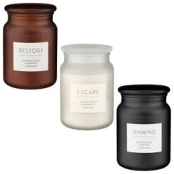 B&M Large Spa Scented Candle - White - Escape 9 B&M Large Spa Scented Candle - White - Escape -Coathr Shop 368680 368679 368691 large spa candle group 2 1