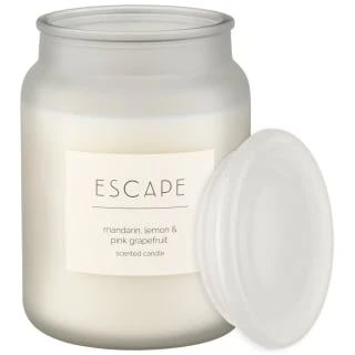 B&M Large Spa Scented Candle - White - Escape 5 B&M Large Spa Scented Candle - White - Escape - Image 3