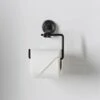 B&M Black Suction Toilet Roll Holder 1 B&M Black Suction Toilet Roll Holder -Coathr Shop 368886 black suction roll holder