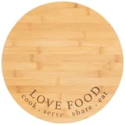 B&M Lazy Susan Rotating Bamboo Serve Board -Coathr Shop 369141 lazy susan rotating bamboo serve board 3