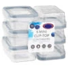 B&M Clip Top Mini Food Containers 6pk - Grey 2 B&M Clip Top Mini Food Containers 6pk - Grey -Coathr Shop 369680 6pk mini clip top containers grey