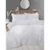 B&M Loft Studio Lara Seersucker King Duvet Set - White -Coathr Shop 370782 370783 lara seersucker white duvet set