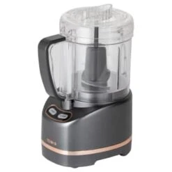Tower Compact Food Processor 400ml - Grey & Rose Gold