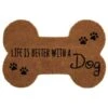 B&M Dog Bone Shaped Doormat -Coathr Shop 371948 shaped doormat