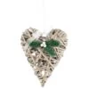 B&M Hanging Wicker Heart - White -Coathr Shop 372613 wicker heart white