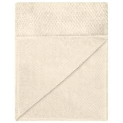 Waffle Faux Fur Throw - Cream -Coathr Shop 372948 waffle faux fur throw cream 2