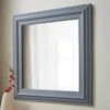 B&M Dorset Square Mirror - Grey
